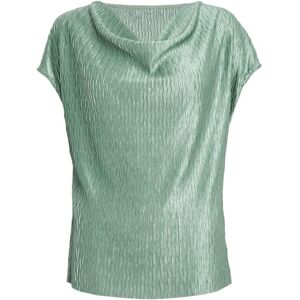 Quiz Womens Sage Satin Top - Green - Size 14 Uk