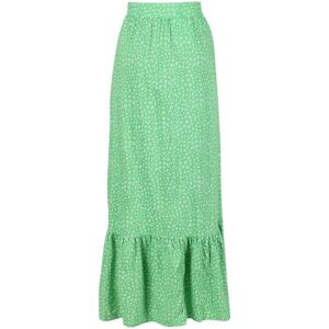 Regatta Womens/ladies Hadriana Ditsy Print Maxi Skirt (Vibrant Green) Viscose - Size 14 Uk