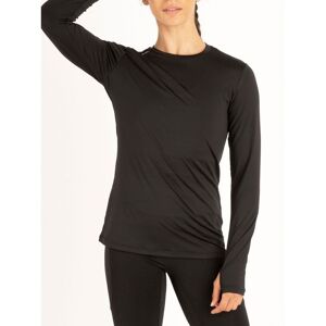 Luke 1977 Womens Long Core Longsleeve Gym T-Shirt In Black - Size Large