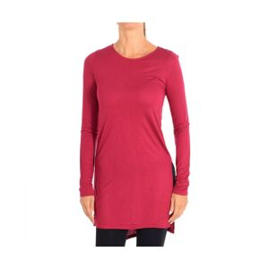 United Colors Of Benetton Womens Long Sleeve Round Neck Dress 3i65e1b75 Woman - Burgundy - Size X-Small