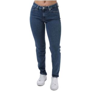 Tommy Hilfiger Womenss Rome Mid Rise Straight Jeans In Denim - Blue Cotton - Size 26 Regular