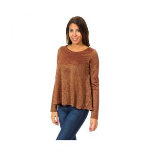 Met Womenss Long Sleeve Round Neck Sweater 10dml0483 - Multicolour Viscose - Size X-Small