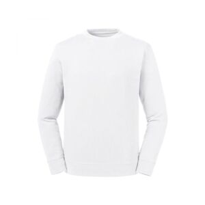 Russell Athletic Unisex Adult Reversible Organic Sweatshirt (White) Cotton - Size Large