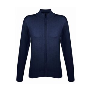 Sols Womens/ladies Gordon Full Zip Cardigan (Navy) - Size Large