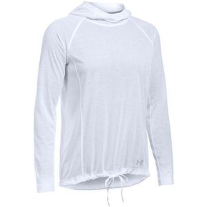 Under Armour Threadborne Womens White Hoodie Textile - Size X-Small