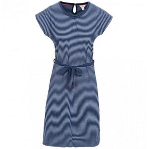 Trespass Womens/ladies Lidia Round Neck Cotton Dress (Navy Stripe) - Size X-Large