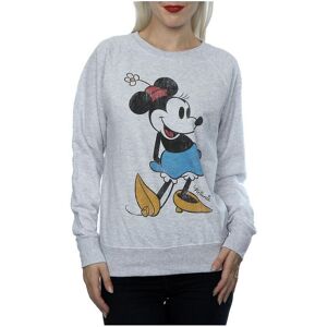 Disney Womens/ladies Classic Minnie Mouse Heather Sweatshirt (Grey) - Size Large