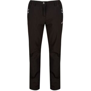 Regatta Great Outdoors Womens/ladies Geo Softshell Ii Regular Leg Trousers - Black - Size 8 Uk