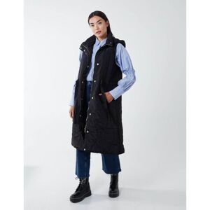 Blue Vanilla Womens Quilted Gilet - Black - Size Large