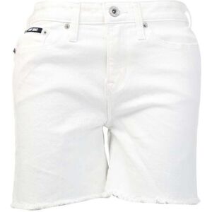 Dkny Womenss High Rise Cut Off Shorts In White Cotton - Size 24 (Waist)