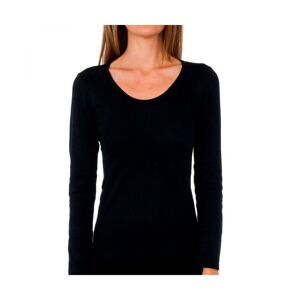 Abanderado Womens Liberty Long Sleeve Seamless T-Shirt 4586 Women - Black - Size Large