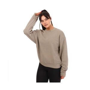 Reebok Womenss Natural Dye Crewneck Sweatshirt In Grey Cotton - Size 8 Uk