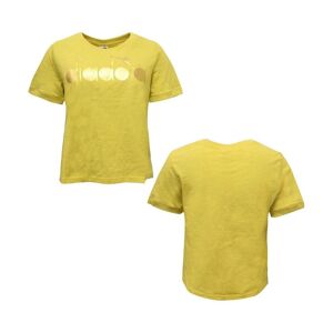 Diadora Sportswear Womens Yellow T-Shirt - Size X-Small