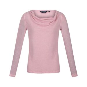 Regatta Womens/ladies Frayda Long Sleeved T-Shirt (Powder Pink) - Size 8 Uk