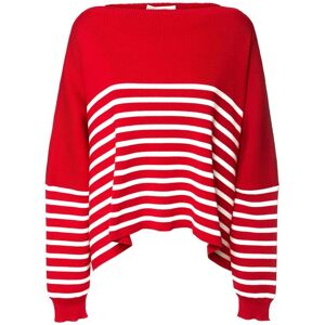 Valentino Womens Pullover In Red/ivory Cotton - Size X-Small