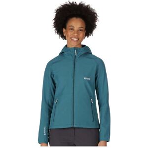 Regatta Womens Arec Iii Warm Water Repellent Softshell Coat - Green - Size 12 Uk