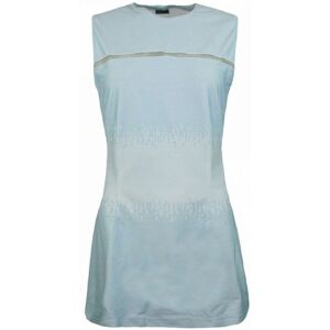 Nike Stretch Fit Crew Neck Sleeveless Light Blue Womens Dress 240930 400 Cotton - Size Medium