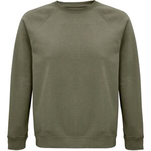 Sols Unisex Adult Space Organic Raglan Sweatshirt (Khaki) - Size Small