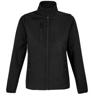 Sols Womens/ladies Falcon Softshell Recycled Soft Shell Jacket (Black) - Size Large