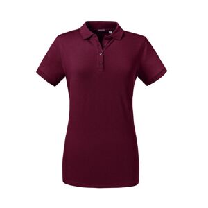 Russell Athletic Womens/ladies Tailored Stretch Polo (Burgundy) - Size X-Small