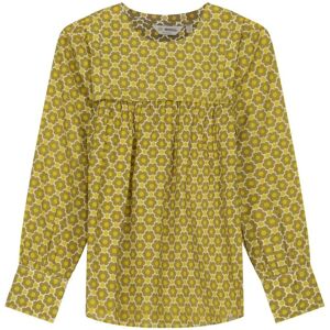 Regatta Womens/ladies Orla Kiely Flower Bibbed Blouse (Mustard) Cotton - Size 10 Uk