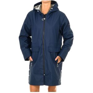 Superdry Womens Hydrotech Jacket With Hood W5000079a Women - Blue Cotton - Size X-Small