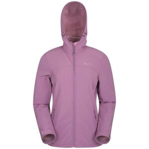 Mountain Warehouse Womens/ladies Exodus Breathable Soft Shell Jacket (Dusky Purple) - Size 18 Uk