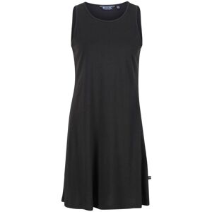 Regatta Womens/ladies Kaimana Plain Swing Dress (Black) Cotton - Size 14 Uk