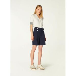 Lk Bennett Womens Hillier Shorts, Midnight - Navy - Size 16 Uk