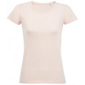 Sols Womens/ladies Milo Organic T-Shirt (Creamy Pink) - Size 2xl