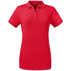 Russell Athletic Womens/ladies Tailored Stretch Polo (Classic Red) - Size X-Small