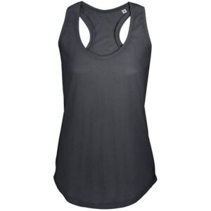 Sols Womens/ladies Moka Plain Sleeveless Tank Top (Dark Grey) Cotton - Size X-Small