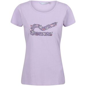 Regatta Womens/ladies Breezed Ii Butterflies T-Shirt (Pastel Lilac) Cotton - Size 16 Uk