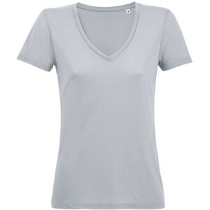 Sols Womens/ladies Motion V Neck T-Shirt (Pure Grey) - Size X-Small