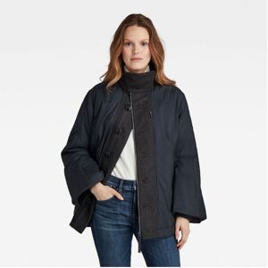 G Star Raw Womens G-Star Raw A-Line Coat - Navy - Size Medium