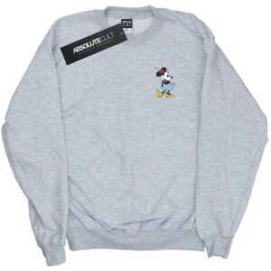 Disney Womens/ladies Minnie Mouse Kick Chest Sweatshirt (Heather Grey) - Size Large