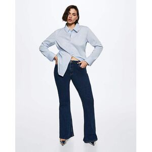 Mango Mid-Rise Flared Jeans Blue 24 Female