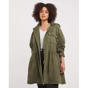 Simply Be Khaki Soft Utility Parka Khaki 10 Female