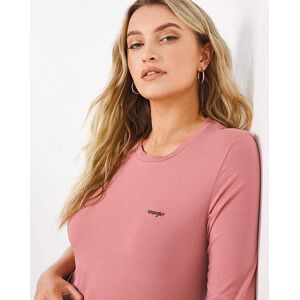 Wrangler Long Sleeve Bodysuit Pink S Female