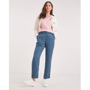 Julipa Relaxed Lyocell Cargo Trouser Blue 16 female