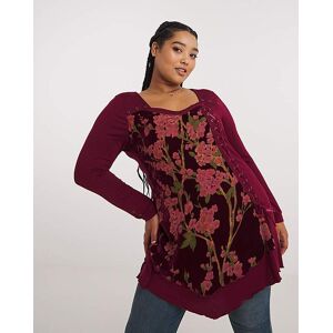 Joe Browns Red Dashing Devore Tunic Berry 12 Female