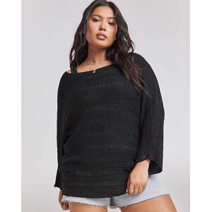 Joe Browns Summer Knit Top Black 16/18 Female