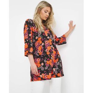 Joe Browns Floral Jersey Tunic Black Multi 12 Female