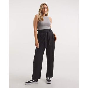 Simply Be Tie Waist Trouser Black 12 Female