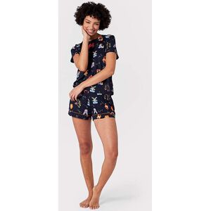 Chelsea Peers Astrology Shorts Pj Set Navy Print 18 Female