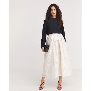 Joanna Hope Textured Skirt Ivory 10