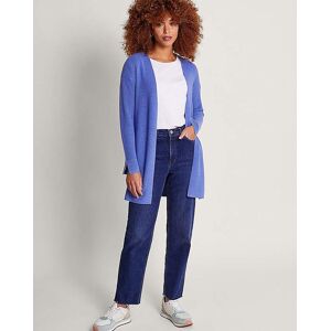 Monsoon Ria Rib Cardigan Blue S 8/10 female