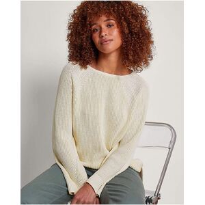 Monsoon Rae Rib Jumper Ivory M 12/14 female