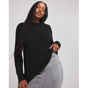 Simply Be Black Crew Neck Jumper Black 32/34 Female