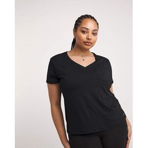 Skechers Godri Serene V-Neck T-Shirt Black 2xl24/26 Female